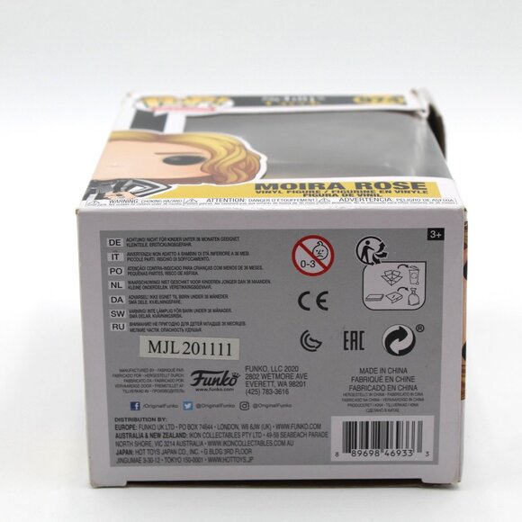 Funko Pop! Television Schitt$ Creek Moira Rose Vinyl Figurine # 974 Damaged Box - Picture 5 of 6